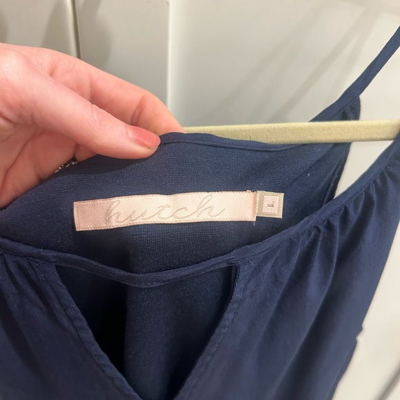 Hutch Navy Blue Dress size large! Stunning! Size large. Excellent condition. - Picture 3 of 7